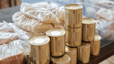 A Close-Up Shot of Canned Goods
