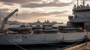 Lyme Bay Loads Drone Arsenal, Poised to Clear Hormuz Mines