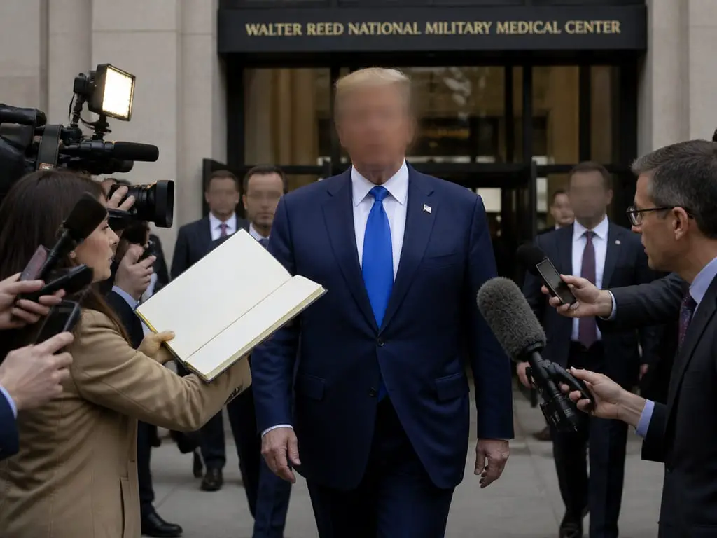 President Donald Trump says checkup PERFECTLY, memo not released