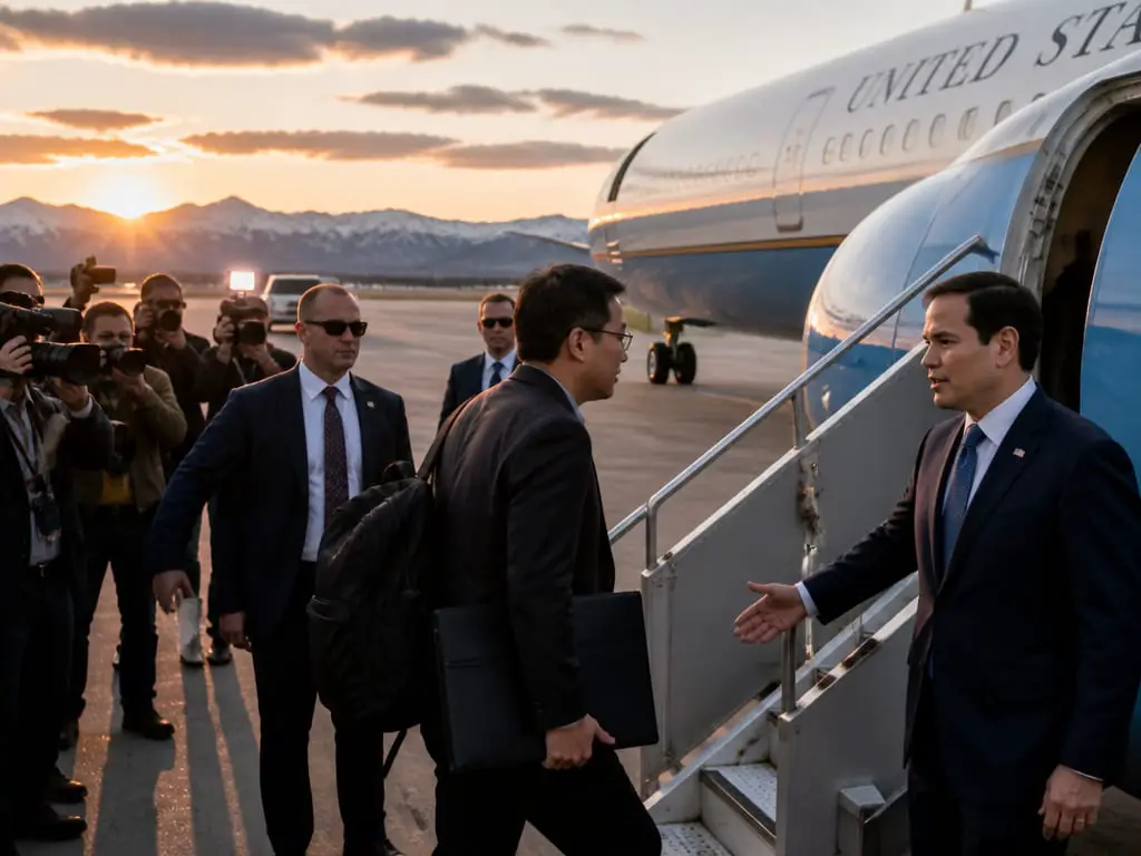 Trump Flies Nvidia CEO Jensen Huang Onto Air Force One to Press China