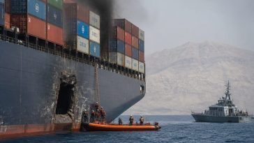 Macron Shrugs as French-Owned Ship Struck in Strait of Hormuz