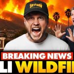 New California Wildfires BURN State To The GROUND 🔥Reagan Library EVACUATED as Flames Threaten LA