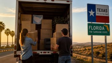 Tax Flight From Blue States Sends People and Income to Texas, Florida