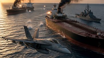 US Jets Knock Out Two Iranian Tankers in Full CENTCOM Blockade