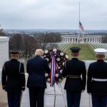 Trump Honors Fallen at Arlington, Acknowledges Combat Costs