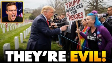 Libs PROTEST Trump Inside Arlington Cemetery on Memorial Day, Try to Disrupt Services | Totally Evil