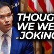 Listen to Press Go Quiet as Rubio Makes Reporter Regret Asking This