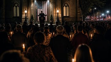 President Donald Trump Warns Godless Communists Will Close Churches
