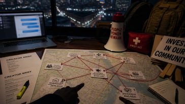 Leaked Signal Chats Reveal $850M Network Behind Newark Protests
