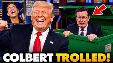 Final Humiliation: Trump Posts Hysterical Colbert Meme That Does MORE VIEWS Than Colbert’s Last Show