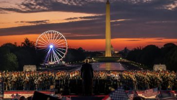 Trump Turns Mall into Patriotic Spectacle for 250th Kickoff