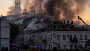 Russian Drone Barrage Kills 11, Kyiv Lavra Ablaze — G7 Must Act
