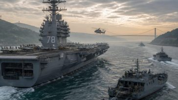 Macron Vows Carrier in 48 Hours — Lacks Mine Clearance Power