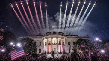 Blue Angels and Thunderbirds Turn Trump UFC Night Into Patriot Show
