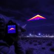 Triangular Craft Over Area 51 Goes Viral — F-47 or Hype