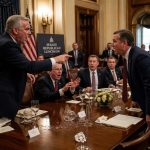 Trump Calls Cassidy Lunatic as GOP Lunch Erupts Over Iran Vote
