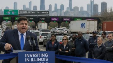 Pritzker Backs Toll Hike: 45¢ Per Toll and 30% Spike for Trucks