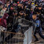 SEE IT: Anti-ICE rioters hurl rocks, try to breach barricades