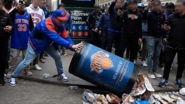 JPMorgan Fires DEI Exec Caught Stealing Knicks Parade Trash Can