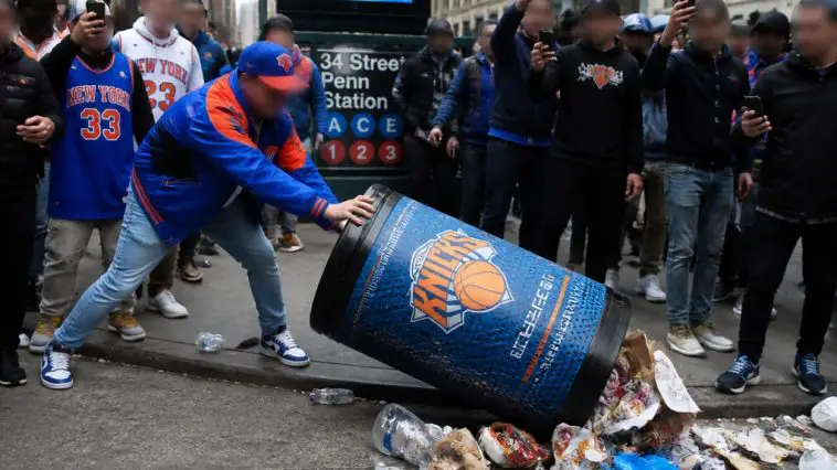 JPMorgan Fires DEI Exec Caught Stealing Knicks Parade Trash Can