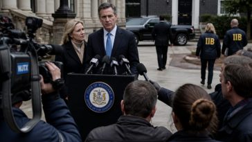 Governor Gavin Newsom Blames President Donald Trump as DOJ Probes Wife