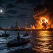 US Uses One-Way Sea Drones to Blow Up Iran's Bandar Abbas Pier