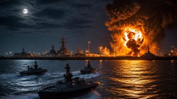 US Uses One-Way Sea Drones to Blow Up Iran's Bandar Abbas Pier