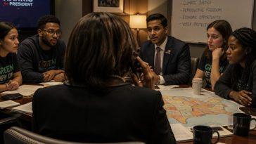 Former Vice President Kamala Harris Courts Mamdani and Left for 2028