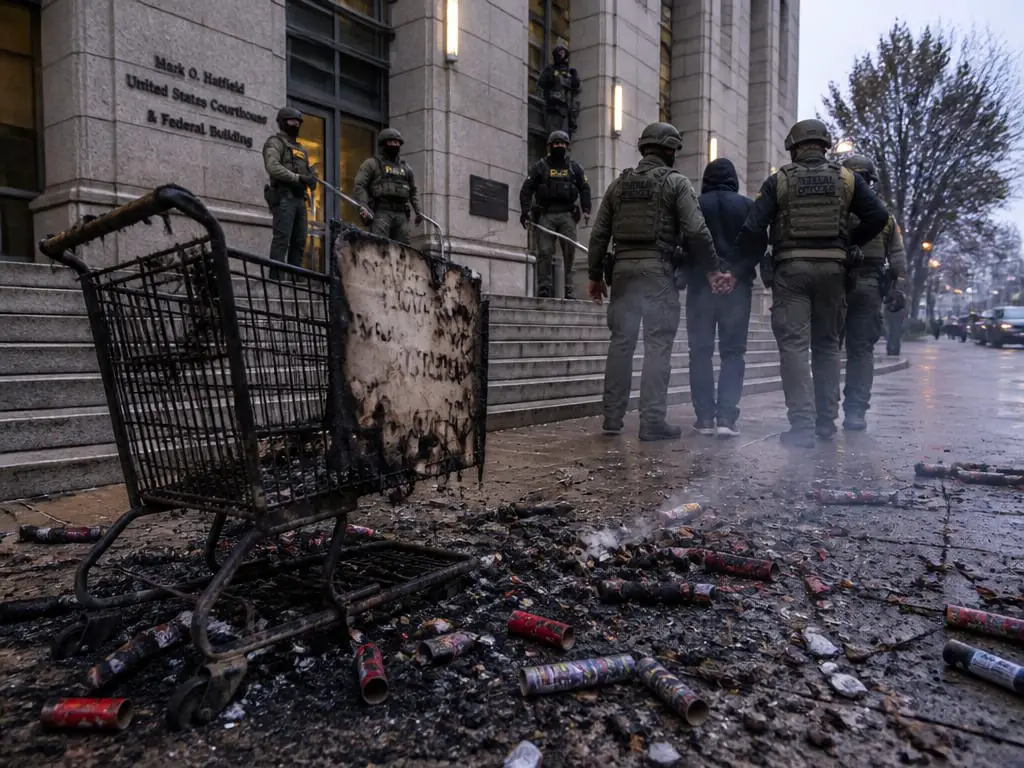 Arsonist Arrested at 26 Federal Plaza After Anti-ICE Device Ignited