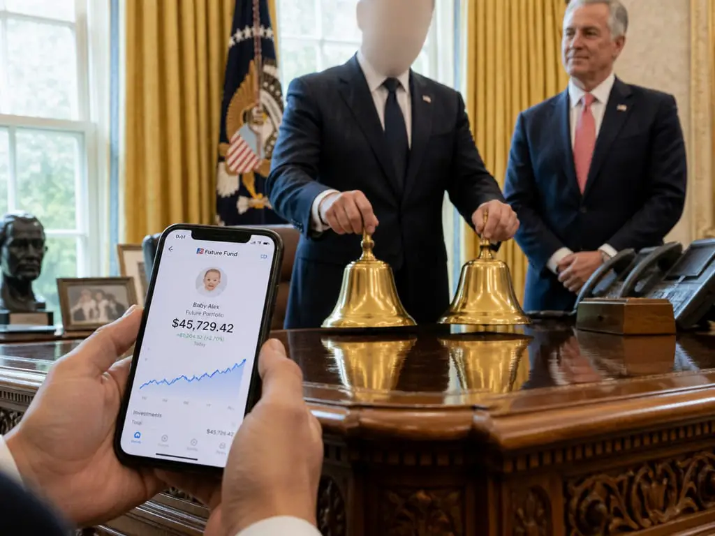 Trump Accounts Go Live: Oval Office Bell, Dells Pledge $250