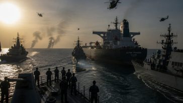President Trump Floats Naval Blockade After Strikes on 80 Targets