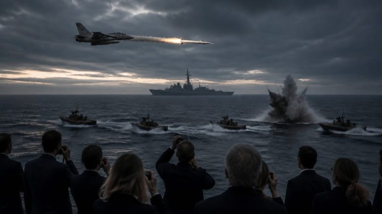 President Trump: US Struck Iran Mosquito Boats With Narco Weapon