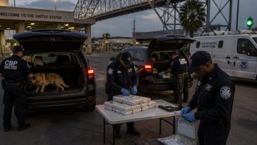 CBP Busts $1.1M Cocaine Haul at Two South Texas Border Bridges
