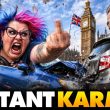 Lib Goes On SCREAMING Unhinged Rant At British Trump — Gets INSTANT Karma