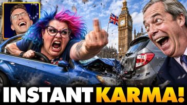 Lib Goes On SCREAMING Unhinged Rant At British Trump — Gets INSTANT Karma
