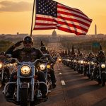 Heredia Leads 200 Veterans Riding Flag 250 Miles to D.C.