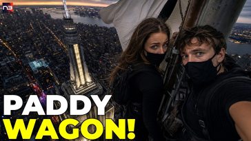 EMPIRE STATE BUILDING STUNT Busted, the Netflix twist behind this masked proposal is wild!