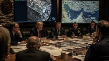 Trump Heads to Camp David as Iran Claims Strikes on Kuwait