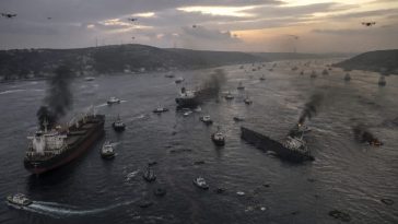 Drone Swarm Cripples Russian Shipping, Moscow Closes Kerch Strait