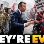 Pete Hegseth DIRECTLY Confronts Psychotic Shrieking Libs PROTESTING US Military on July 4th | Pure…🔥