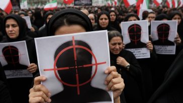 Tehran Mourners Hold Hit List Targeting President Donald Trump