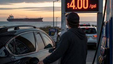 Iran Escalation Sends U.S. Gas Prices Above $4