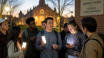 Hallow Says Campus Catholic Conversions Exploded — Skeptics Warn