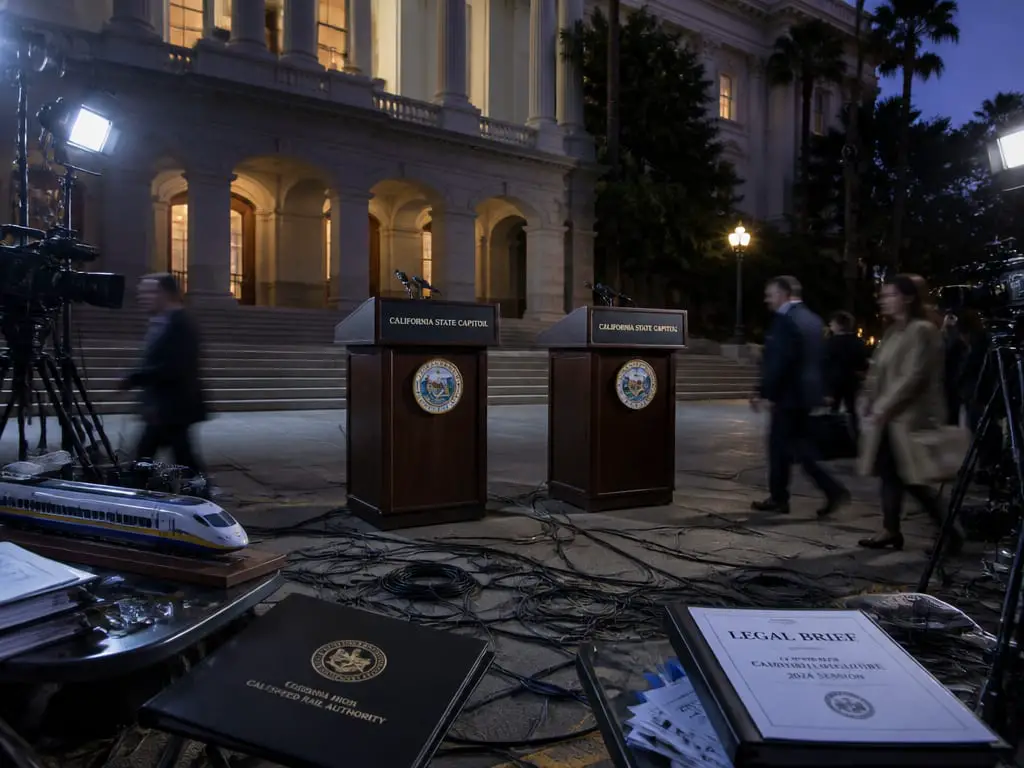 Gov. Gavin Newsom and AG Rob Bonta Silent as Rail Drops $4B Suit