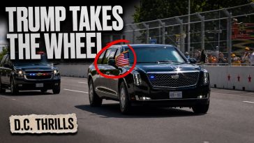 Revealed: Trump Grabbed The Beast's Wheel On Pennsylvania Ave, And Johnson Wants A Bigger Crowd