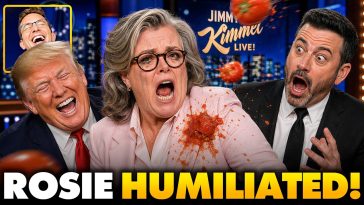 Rosie SURRENDERS! Returns to America in FINAL Humiliation Ritual: Hosting Jimmy Kimmel Show…It’s Bad
