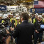 Vance Showcases Maine Factory, Defends Tariffs and Backs LePage