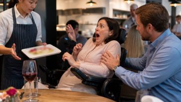 Restaurant Serves Happy Birthday Wheelchair Dessert to Motorized Diner