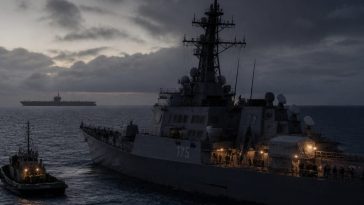 Navy Silence After USS Benfold Blackout in South China Sea
