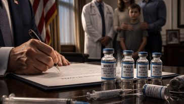 Trump signs order to split MMR and shrink childhood vaccine list
